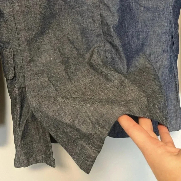 NWT  J. Crew denim feel blazer jacket - Picture 3 of 7